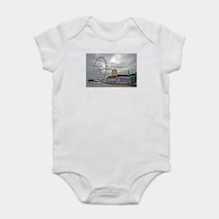 London Eye South Bank River Thames UK Baby Bodysuit